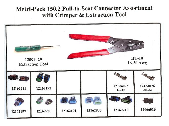 Delphi Metri-Pack 150.2 Assortment Kit for Sensors - Click Image to Close